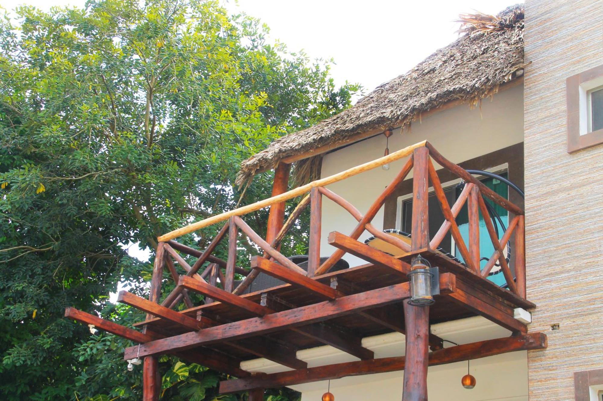 Hotel Pancho Villas Bacalar - Free Bikes And Paddles Exteriör bild