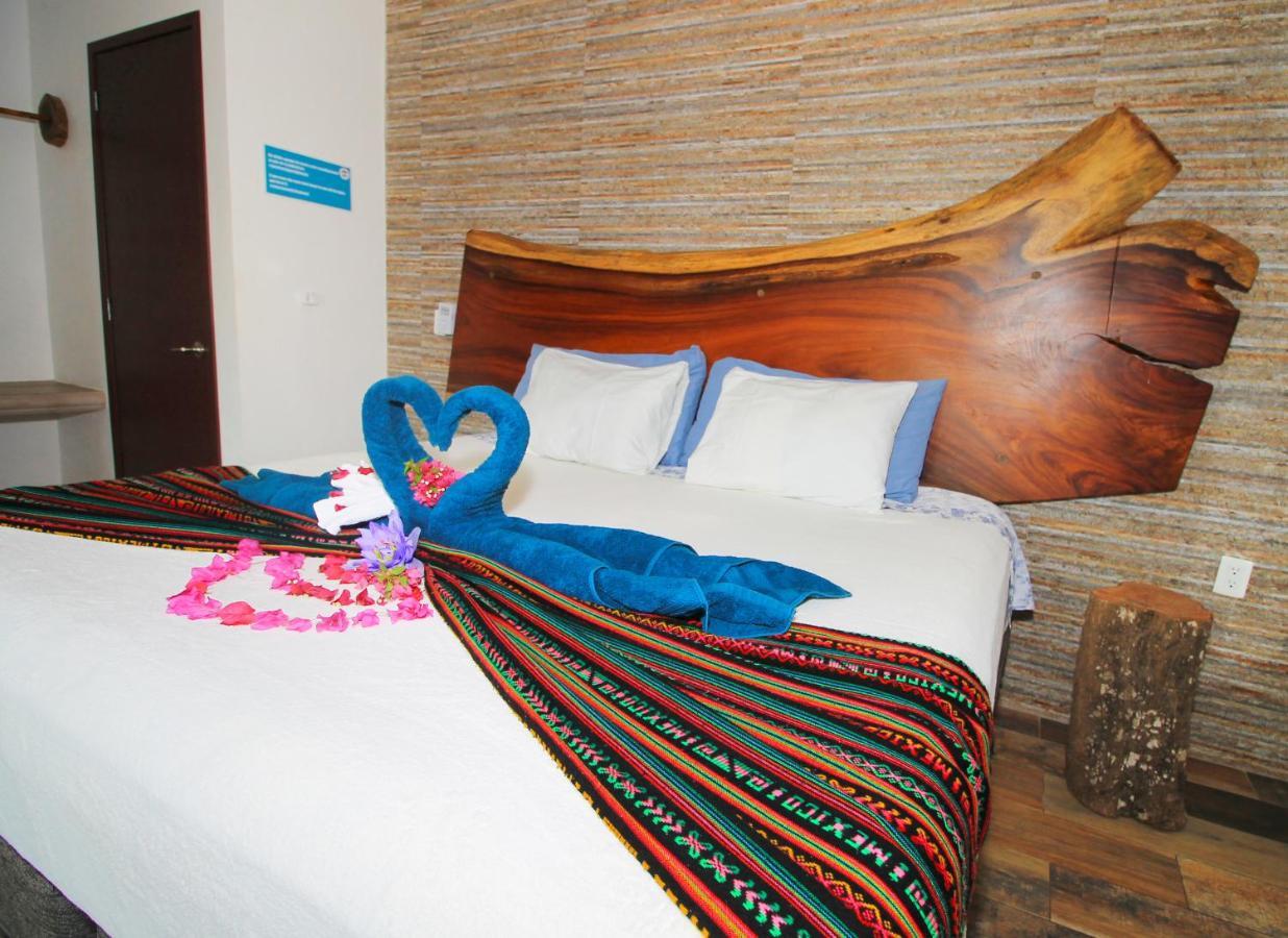 Hotel Pancho Villas Bacalar - Free Bikes And Paddles Exteriör bild