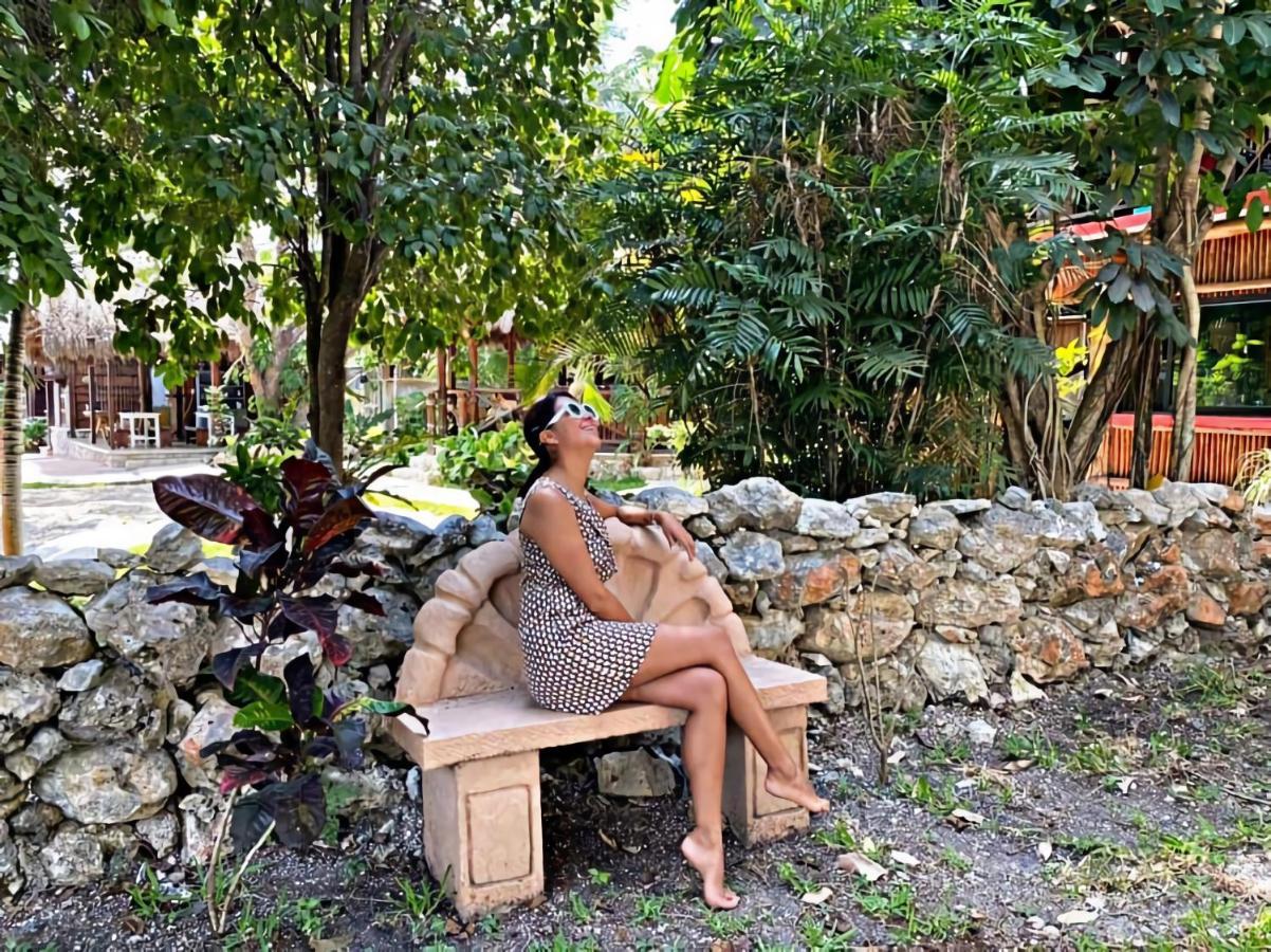 Hotel Pancho Villas Bacalar - Free Bikes And Paddles Exteriör bild